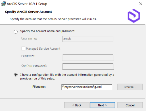 Importez un fichier de configuration du serveur. Importez un fichier de configuration du serveur.